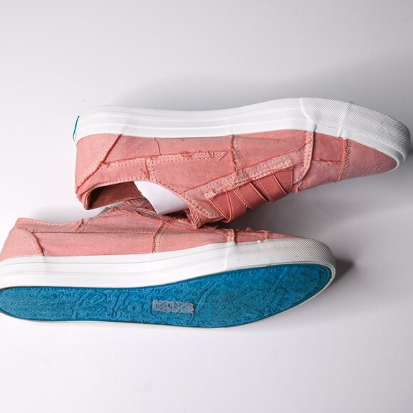 BLOWFISH MALIBU Women's Pink Marley Slip On Washed Canvas Sneaker - Size 10 - Picture 7 of 13